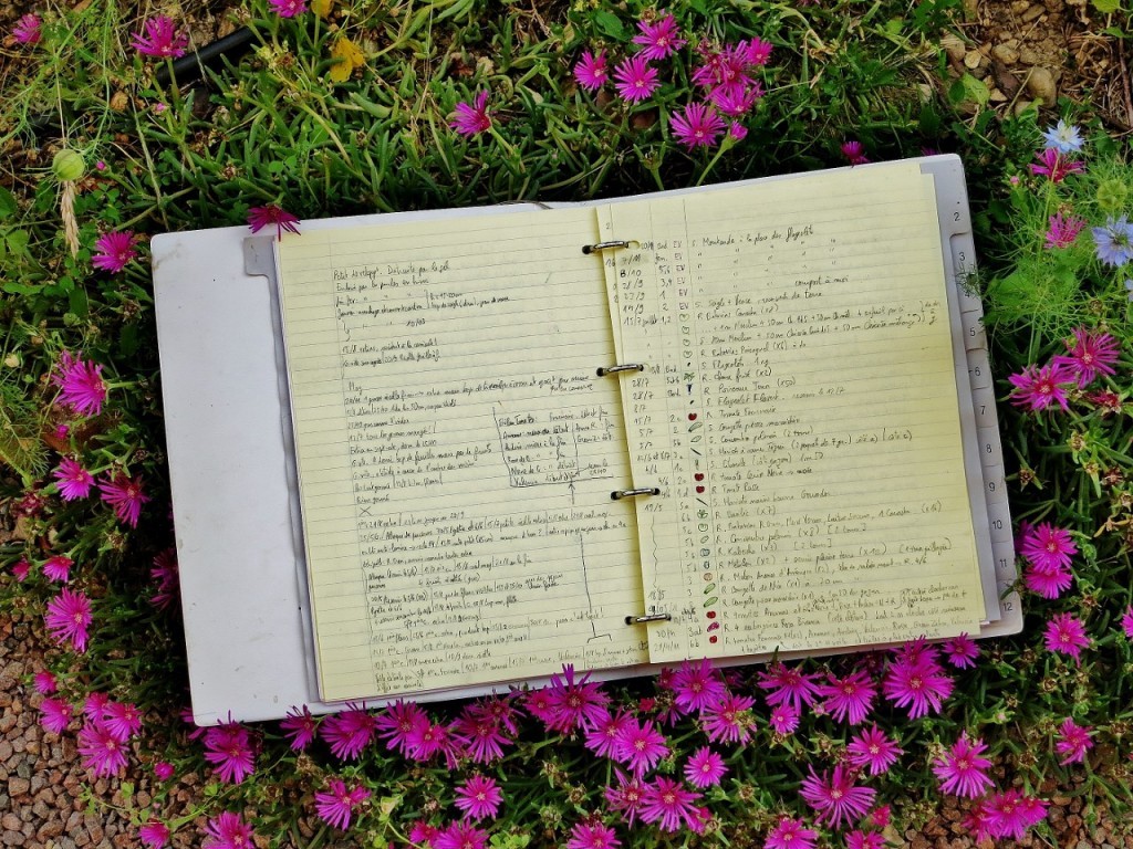 Mon cahier de jardin