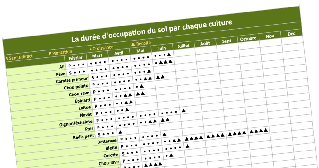 Durées d'occupation